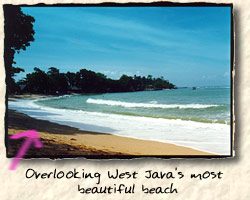 One of West Java's most beautiful beaches
